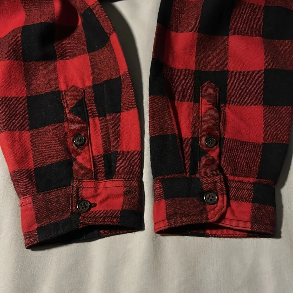 👉Sold👈J.Crew Buffalo Plaid Wool Blend Pullover - Picture 5 of 11